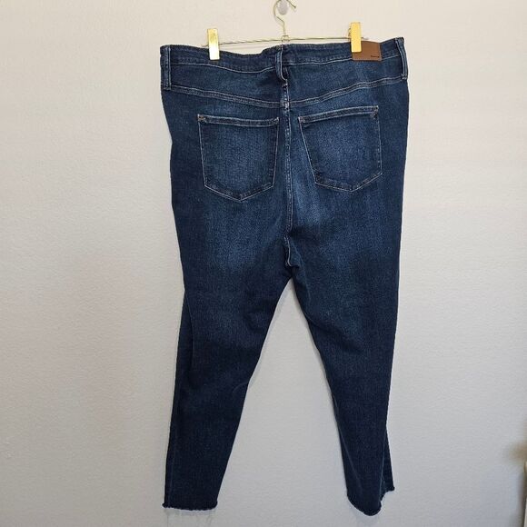 NWOT Madewell Button Fly 9" Mid-Rise Skinny Medium Wash Denim Jeans Women's 37 - Picture 9 of 9